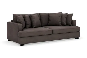 Rossita 4-sits Djup Soffa i Manchester - Mörkgrå - Möbler - Soffa - Sammetssoffa