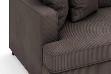 Rossita 4-sits Djup Soffa i Manchester - Mörkgrå - Möbler - Soffa - Sammetssoffa