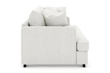 Rossita 4-sits Djup Soffa i Manchester - Offwhite - Möbler - Soffa - Sammetssoffa