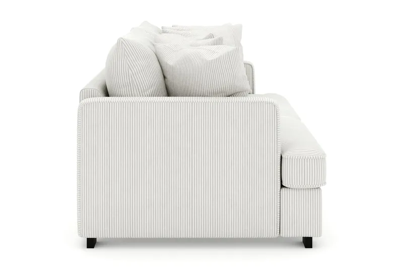 Rossita 4-sits Djup Soffa i Manchester - Offwhite - Möbler - Soffa - Sammetssoffa