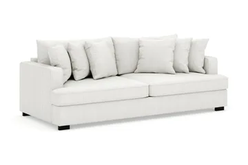 Rossita 4-sits Djup Soffa i Manchester - Offwhite - Möbler - Soffa - Sammetssoffa