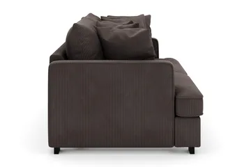 Rossita 4-sits Djup Soffa i Manchester - Taupe - Möbler - Soffa - Sammetssoffa