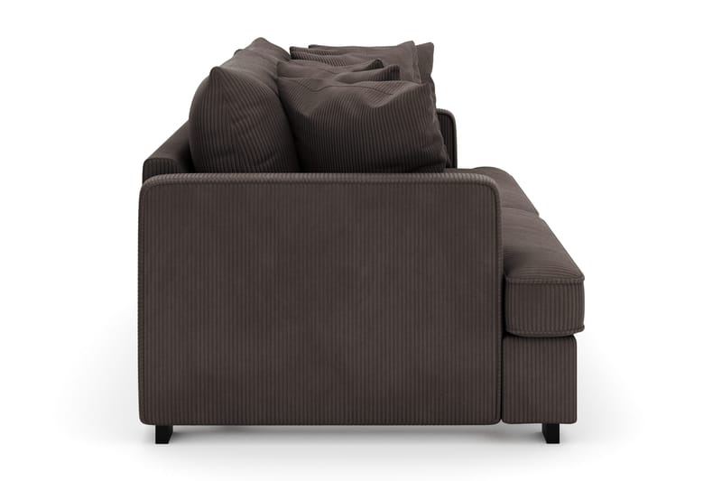 Rossita 4-sits Djup Soffa i Manchester - Taupe - Möbler - Soffa - Sammetssoffa
