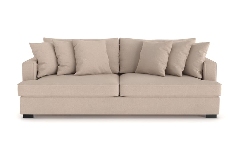 Rossita 4-sits Djup Soffa i Tyg - Beige - Möbler - Soffa - 4 sits soffa