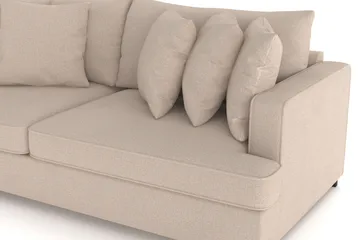 Rossita 4-sits Djup Soffa i Tyg - Beige - Möbler - Soffa - 4 sits soffa
