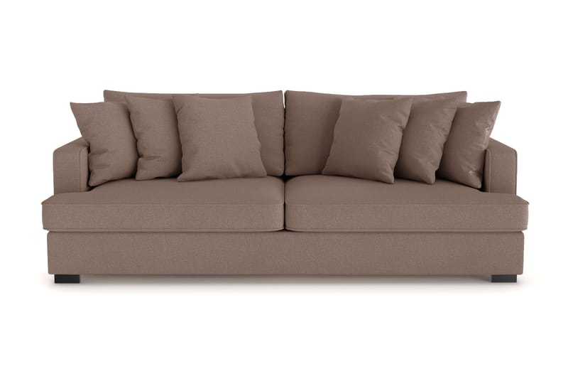Rossita 4-sits Djup Soffa i Tyg, Brun