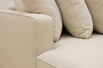 Rossita 5-sits Högervänd U-formad Djup Soffa med Divan och Schäslong i Bouclé - Beige - Möbler - Soffa - U-soffa
