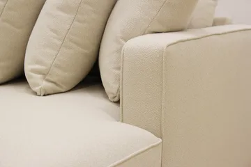 Rossita 5-sits Vänstervänd U-formad Djup Soffa med Divan och Schäslong i Bouclé - Beige - Möbler - Soffa - U-soffa