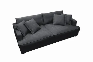 Rossita Lyx 2,5-sits Extra djup Soffa i Chenille - Svart - Möbler - Soffa - 3 sits soffa