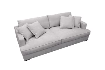 Rossita Lyx 2,5-sits Extra djup Soffa i Chenille - Trenza 03, Grå Chenille - Möbler - Soffa - 3 sits soffa