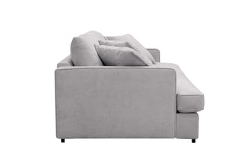 Rossita Lyx 2,5-sits Extra djup Soffa i Chenille - Trenza 03, Grå Chenille - Möbler - Soffa - 3 sits soffa
