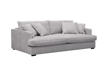 Rossita Lyx 2,5-sits Extra djup Soffa i Chenille - Trenza 03, Grå Chenille - Möbler - Soffa - 3 sits soffa