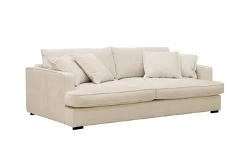 Rossita Lyx 2,5-sits Extra djup Soffa i Chenille - Trenza 06, Beige Chenille - Möbler - Soffa - 3 sits soffa