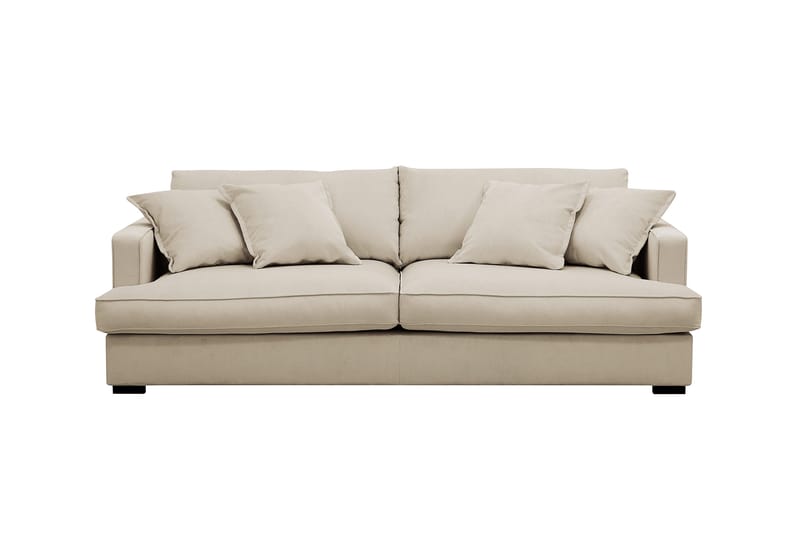 Rossita Lyx 2,5-sits Extra djup Soffa i Manchester - Kräm - Möbler - Soffa - 3 sits soffa