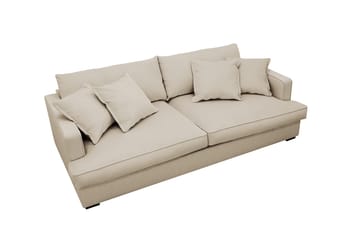 Rossita Lyx 2,5-sits Extra djup Soffa i Manchester - Kräm - Möbler - Soffa - 3 sits soffa