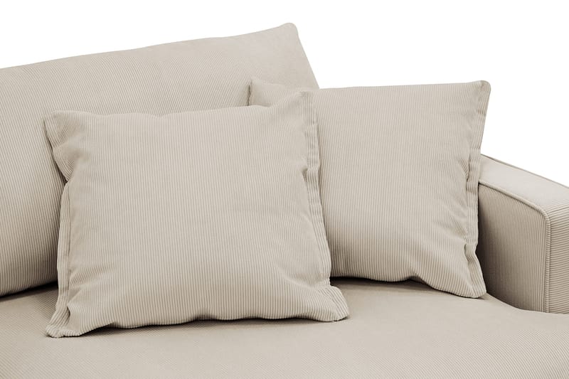 Rossita Lyx 2,5-sits Extra djup Soffa i Manchester - Kräm - Möbler - Soffa - 3 sits soffa