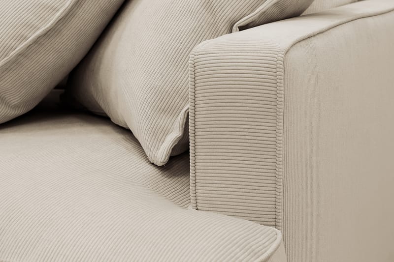 Rossita Lyx 2,5-sits Extra djup Soffa i Manchester - Kräm - Möbler - Soffa - 3 sits soffa