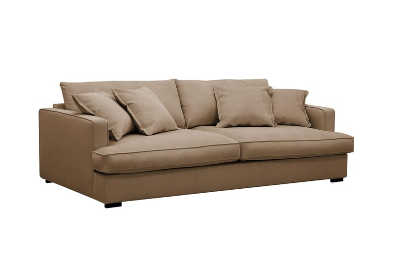 Rossita Lyx 2,5-sits Extra djup Soffa i Manchester - Ljusbrun - Möbler - Soffa - 3 sits soffa