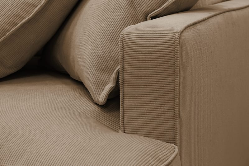 Rossita Lyx 2,5-sits Extra djup Soffa i Manchester - Ljusbrun - Möbler - Soffa - 3 sits soffa