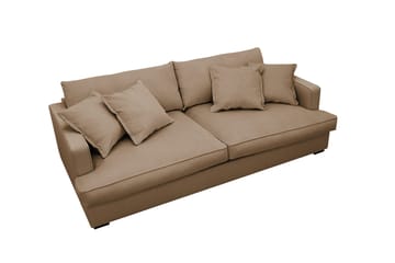 Rossita Lyx 2,5-sits Extra djup Soffa i Manchester - Ljusbrun - Möbler - Soffa - 3 sits soffa