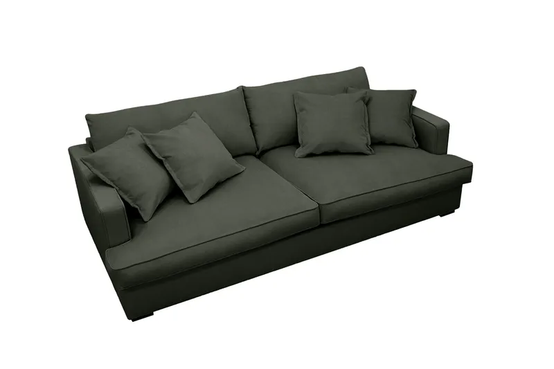 Rossita Lyx 2,5-sits Extra djup Soffa i Manchester - Mörkgrön - Möbler - Soffa - 3 sits soffa
