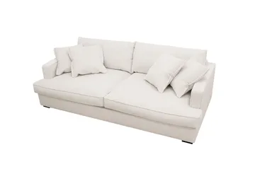 Rossita Lyx 2,5-sits Extra djup Soffa i Manchester - Naturvit - Möbler - Soffa - 3 sits soffa