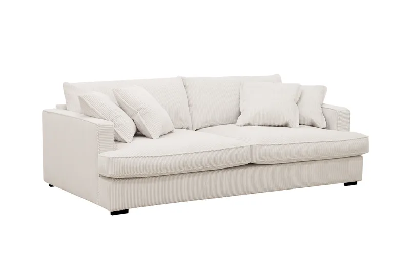 Rossita Lyx 2,5-sits Extra djup Soffa i Manchester - Offwhite - Möbler - Soffa - 3 sits soffa