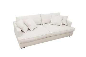 Rossita Lyx 2,5-sits Extra djup Soffa i Manchester - Offwhite - Möbler - Soffa - 3 sits soffa