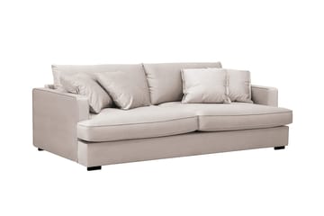Rossita Lyx 2,5-sits Extra djup Soffa i Sammet - Beige - Möbler - Soffa - Sammetssoffa