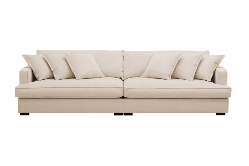 Rossita Lyx 3,5-sits Extra djup Soffa i Manchester - Beige - Möbler - Soffa - 4 sits soffa