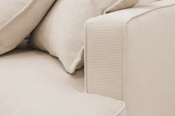Rossita Lyx 3,5-sits Extra djup Soffa i Manchester - Beige - Möbler - Soffa - 4 sits soffa