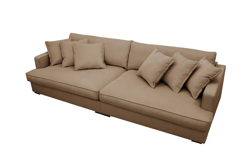 Rossita Lyx 3,5-sits Extra djup Soffa i Manchester - Brun - Möbler - Soffa - 4 sits soffa
