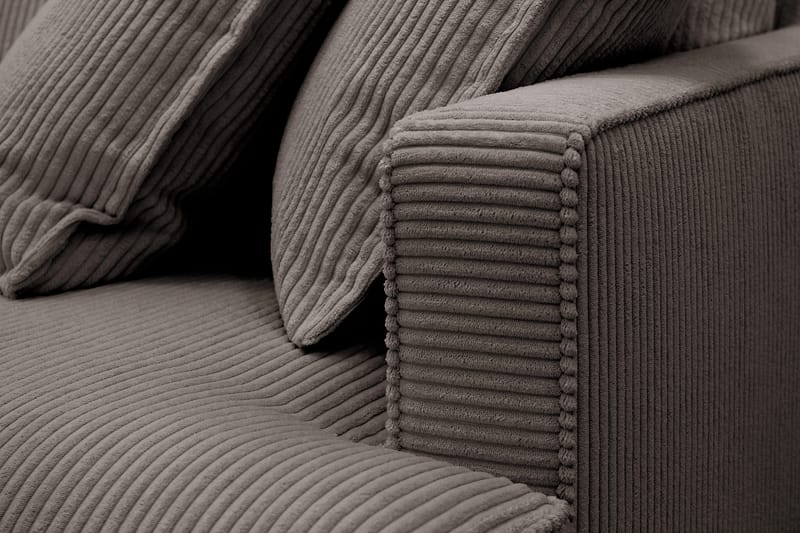 Rossita Lyx 3,5-sits Extra djup Soffa i Manchester - Mörkgrå - Möbler - Soffa - 4 sits soffa