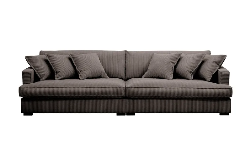 Rossita Lyx 3,5-sits Extra djup Soffa i Manchester, Mörkgrå