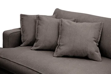 Rossita Lyx 3,5-sits Extra djup Soffa i Manchester - Mörkgrå - Möbler - Soffa - 4 sits soffa