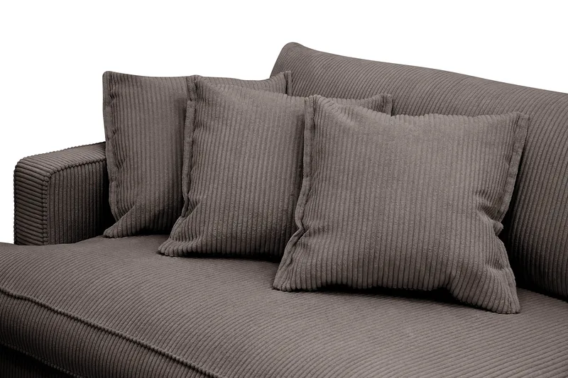 Rossita Lyx 3,5-sits Extra djup Soffa i Manchester - Mörkgrå - Möbler - Soffa - 4 sits soffa