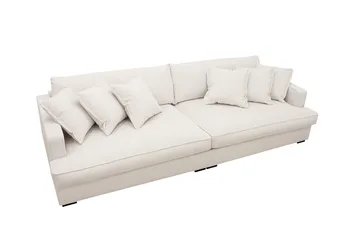 Rossita Lyx 3,5-sits Extra djup Soffa i Manchester - Offwhite - Möbler - Soffa - 4 sits soffa