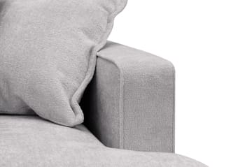 Rossita Lyx 3-sits Extra djup Soffa i Chenille - Grå - Möbler - Soffa - 3 sits soffa