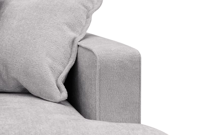 Rossita Lyx 3-sits Extra djup Soffa i Chenille - Grå - Möbler - Soffa - 3 sits soffa