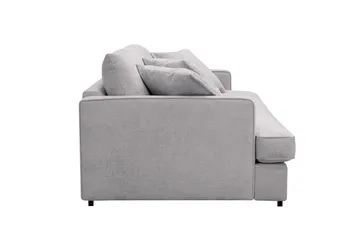 Rossita Lyx 3-sits Extra djup Soffa i Chenille - Grå - Möbler - Soffa - 3 sits soffa