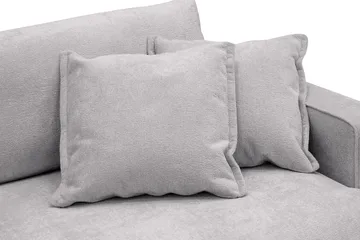 Rossita Lyx 3-sits Extra djup Soffa i Chenille - Grå - Möbler - Soffa - 3 sits soffa