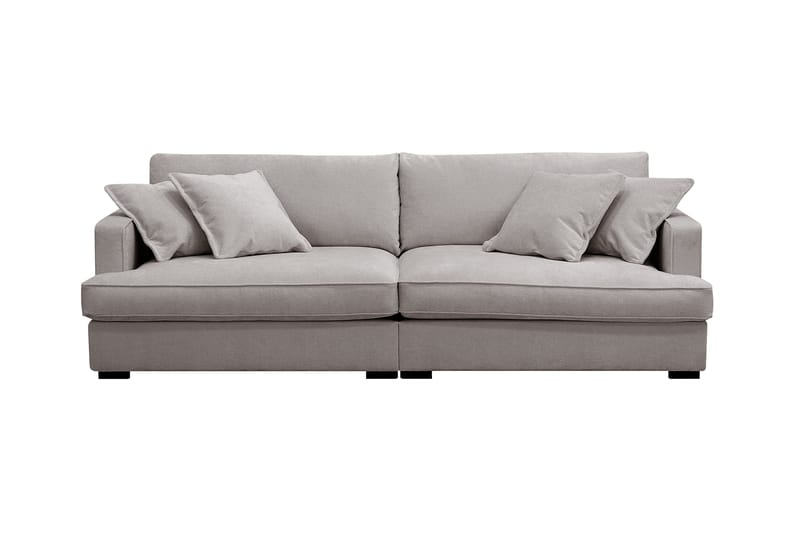 Rossita Lyx 3-sits Extra djup Soffa i Chenille - Grå/Brun - Möbler - Soffa - 3 sits soffa