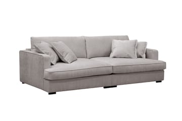 Rossita Lyx 3-sits Extra djup Soffa i Chenille - Grå/Brun - Möbler - Soffa - 3 sits soffa