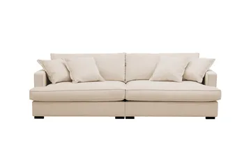 Rossita Lyx 3-sits Extra djup Soffa i Manchester - Beige - Möbler - Soffa - 3 sits soffa