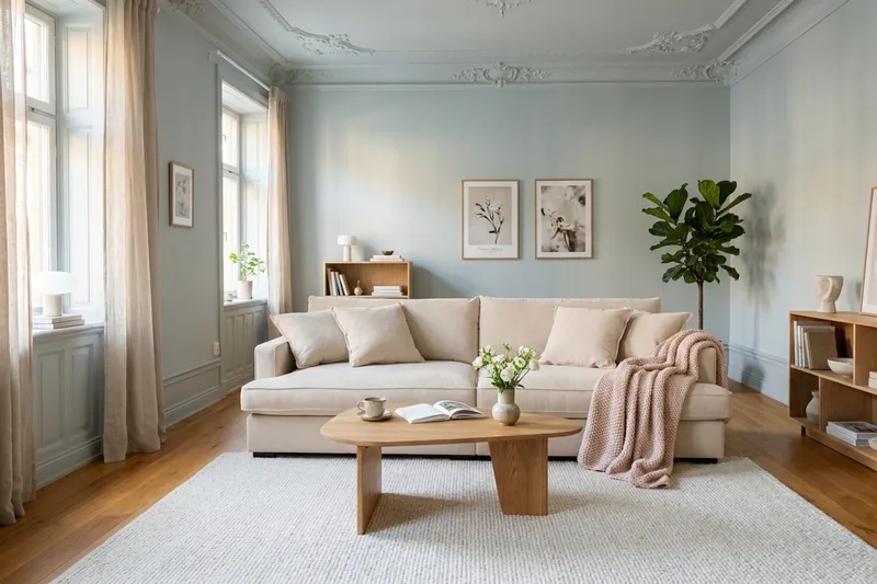 Rossita Lyx 3-sits Extra djup Soffa i Manchester - Beige - Möbler - Soffa - 3 sits soffa