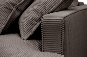 Rossita Lyx 3-sits Extra djup Soffa i Manchester - Brun - Möbler - Soffa - 3 sits soffa