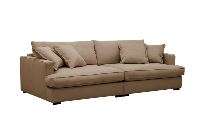 Rossita Lyx 3-sits Extra djup Soffa i Manchester - Ljusbrun - Möbler - Soffa - 3 sits soffa
