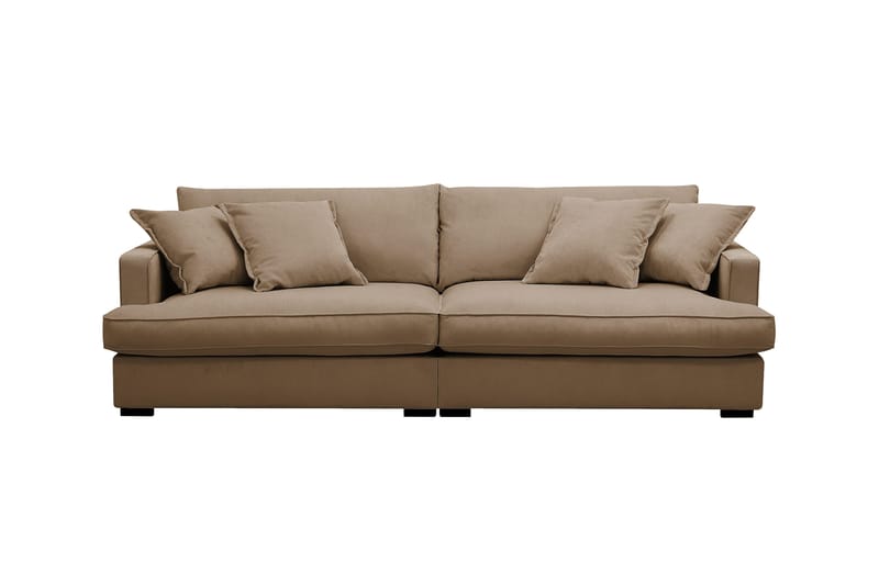 Rossita Lyx 3-sits Extra djup Soffa i Manchester - Ljusbrun - Möbler - Soffa - 3 sits soffa