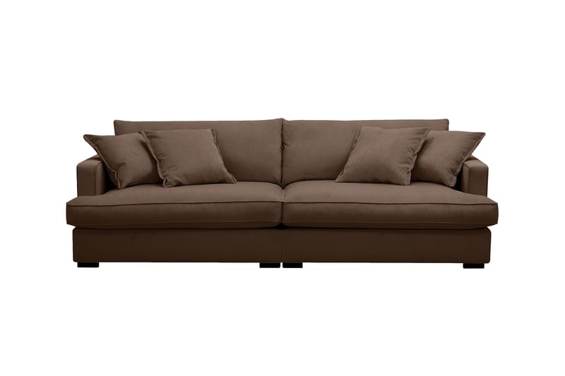 Rossita Lyx 3-sits Extra djup Soffa i Manchester - Mörkbrun - Möbler - Soffa - 3 sits soffa