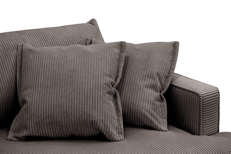 Rossita Lyx 3-sits Extra djup Soffa i Manchester - Mörkgrå - Möbler - Soffa - 3 sits soffa